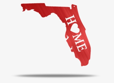 State Cut Out Home Heart Metal Wall Sign - Illustration, HD Png Download, Free Download
