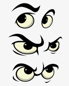 Transparent Sad Eyes Png - Different Expression Of Eyes Cartoons, Png Download, Free Download