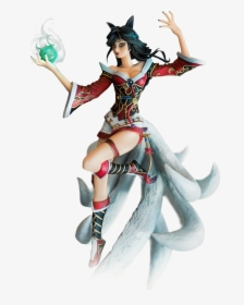 Woman-warrior - Ahri New Dawn Statue, HD Png Download, Free Download