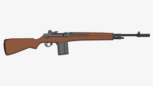 Gun Clipart Musket - M14 Rifle Vector, HD Png Download, Free Download