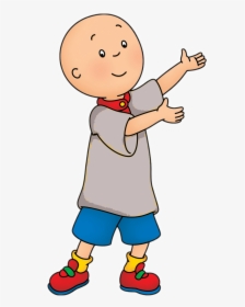 Caillou Was Wearing A Gray Shirt And The Main Character - Caillou Kids Show, HD Png Download, Free Download