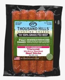 Beef Sticks - Wild Cranberry - Thousand Hills Beef Stick, HD Png Download, Free Download