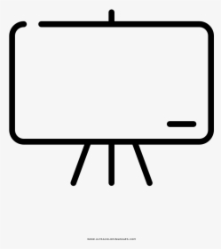 Blackboard Coloring Page - Blackboard Colouring, HD Png Download, Free Download
