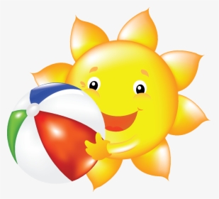 Summer Sun Clip Art - Summer Sun Clipart, HD Png Download, Free Download