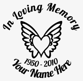 Clip Art Royalty Free Download In Loving With Wings - Loving Memory Of Svg, HD Png Download, Free Download