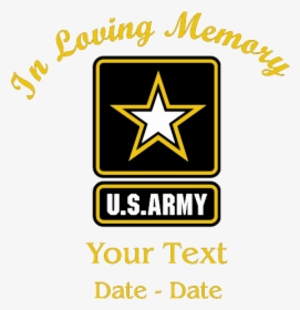 In Loving Memory Army Decal - Us Army, HD Png Download, Free Download
