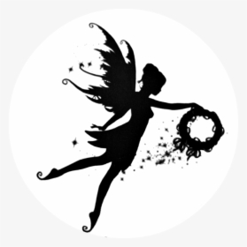 Flying Fairy Silhouette Png, Transparent Png, Free Download