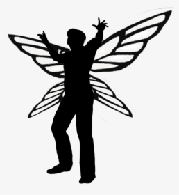 Transparent Fairies Silhouette Clipart - Fairy Paper Cut Outs, HD Png Download, Free Download