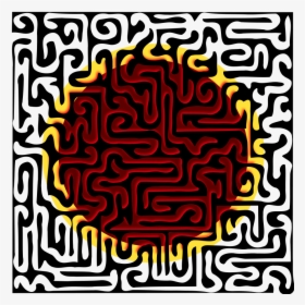 Maze With Sun Svg Clip Arts - Illustration, HD Png Download, Free Download