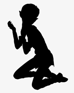 Fee, Elf, Silhouette, Fairy, Fae, Woman, Girl, Female - Silhouette Of An Elf, HD Png Download, Free Download