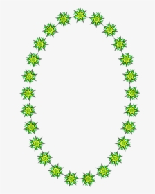 Clipart Star Border Free Download - Oval Shape Border Design, HD Png Download, Free Download