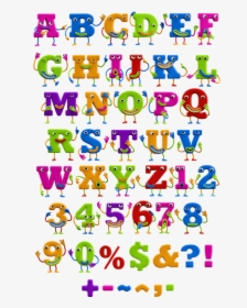 Abc Character Funny Font, HD Png Download, Free Download