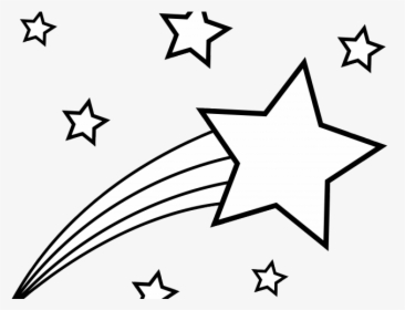 Shooting Star Clipart Black And White, HD Png Download, Free Download