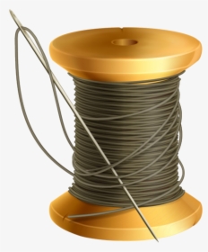 Thread And Needle Png - Rocchetto Filo Vettoriale, Transparent Png, Free Download