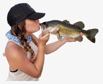 #kisses #bass #fish #fishing #roxy, HD Png Download, Free Download