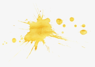 Transparent Png Splatter - Gold Paint Splatter Png, Png Download, Free Download