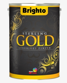 Brighto Paints Sterling Gold, HD Png Download, Free Download