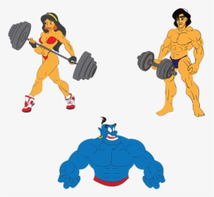 Aladdin, Fitness, Body, Strong, Athlete, Training - Aladdin Body, HD Png Download, Free Download