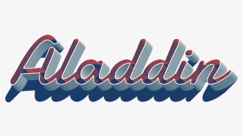 Aladdin 3d Letter Png Name - Portable Network Graphics, Transparent Png, Free Download