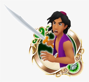 Aladdin - Kingdom Hearts Aqua Medal, HD Png Download, Free Download