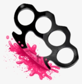 #brass Knuckles #knuckles #brass #black #weapon #punch, HD Png Download, Free Download