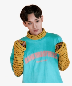 Exo Chen Hands In Sweater Clip Arts - Exo Lucky One Chen, HD Png Download, Free Download