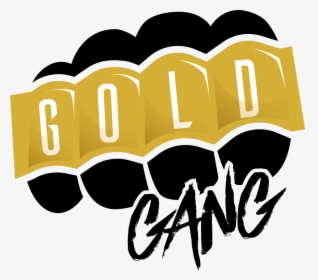 #gold #gang #brass #knuckles - Gold Gang, HD Png Download, Free Download