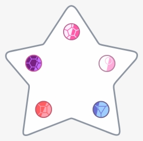 Steven Universe Star Png - Steven Universe Crystal Gems Star, Transparent Png, Free Download