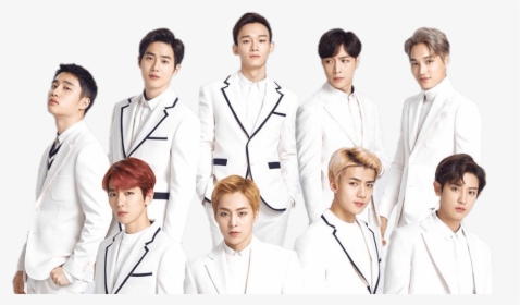 Exo Full Group Photo Clip Arts - South Korean Exo, HD Png Download, Free Download