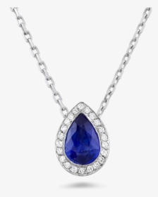 Graphic K Wg Carat Diamond Sapphire - Projection Necklace, HD Png Download, Free Download
