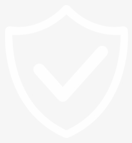 A White Shield Baring A Checkmark Sign Hd Png Download Kindpng