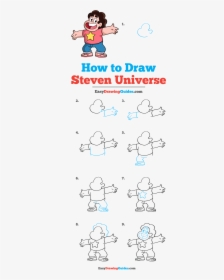 How To Draw Steven Universe - Draw Steven Universe Step By Step, HD Png Download, Free Download
