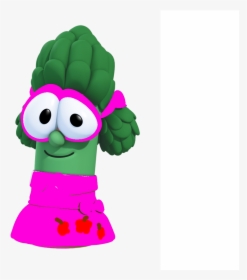 Libby Asparagus As Pinkie Pie - Corn Veggie Tales Characters, HD Png Download, Free Download