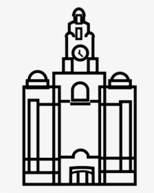 Liver Building Line Drawing, HD Png Download, Free Download