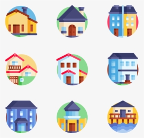 Type Of Houses - House Apartment Icon Png, Transparent Png, Free Download
