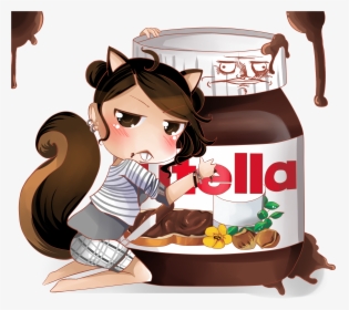 Ila Steve Youtube Cartoon Food - Buon Pomeriggio Divertenti Nutella, HD Png Download, Free Download