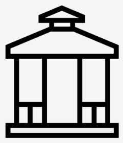 Gazebo Icon-07 - Building Vector Icon, HD Png Download, Free Download