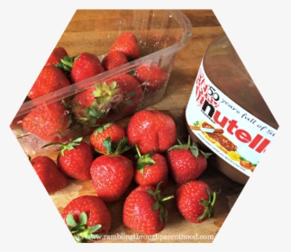 Nutella Coated Strawberries - Nutella, HD Png Download, Free Download