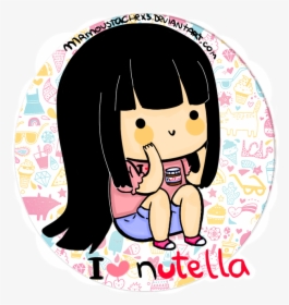 Chibi Girl Nutella ♥ - Chibi Girl, HD Png Download, Free Download