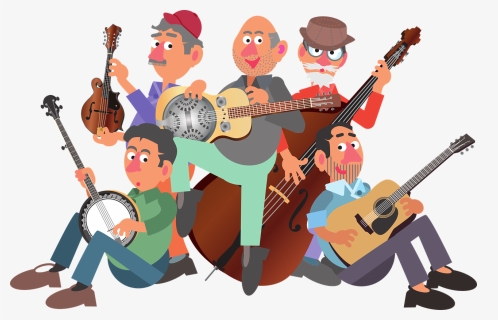 Band, Group, Musician, Music, Instrument, Bluegrass - Music, HD Png Download, Free Download