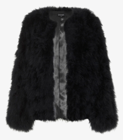 Black Feather Jacket - Fur Clothing, HD Png Download, Free Download