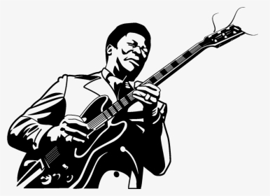Musician Clipart Blues Music - Bb King Logo Vector, HD Png Download, Free Download