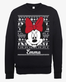 Official Mickey Mouse Womens Personalised Christmas - Star Wars Last Jedi Sweatshirt, HD Png Download, Free Download