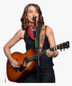Brandi Carlile With Guitar - Brandi Carlile Guitar Strap, HD Png Download, Free Download