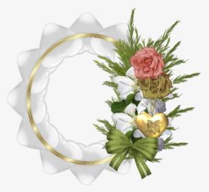 Rose And Heart Png Frame, Transparent Png, Free Download