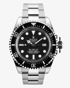 Download Rolex Watch Png Transparent Image - Rolex Sea Dweller Blue, Png Download, Free Download