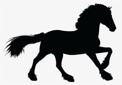 Transparent Running Horse Silhouette Png - Clydesdale Horse Clip Art, Png Download, Free Download