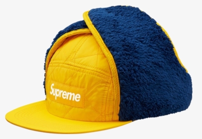Supreme Hat-quilted Earflap Camp Cap - Supreme Hat With Ear Flaps, HD Png Download, Free Download