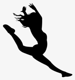 Dance Squad Silhouette Cheerleading Drill Team - Dance Team Dance Silhouette, HD Png Download, Free Download
