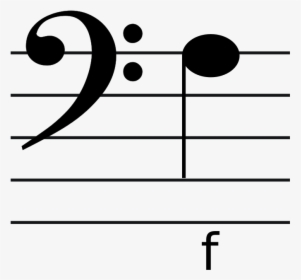 Picture Of Quarter Note Clipart , Png Download - Bass Clef Note F, Transparent Png, Free Download